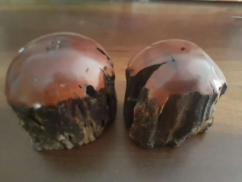 Reclaimed Railway Sleeperwood Salt & Pepper Cellar Set