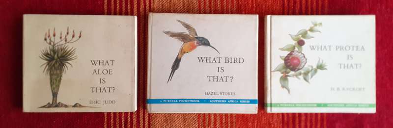 3 pocketbooks: What Aloe is That? What Bird is That? What Protea is That?