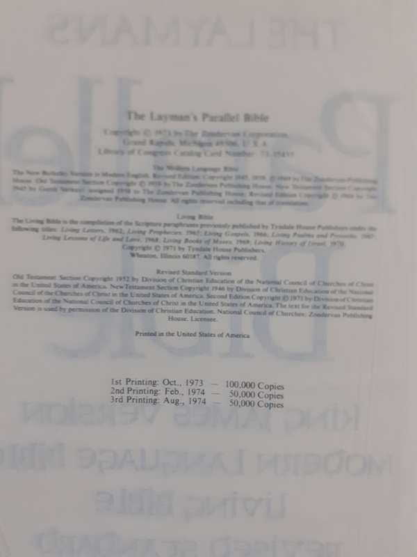 The Layman's Parallel Bible