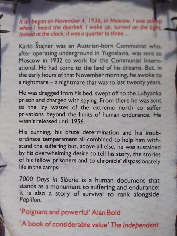 7000 Days in Siberia ~ Karlo Stajner