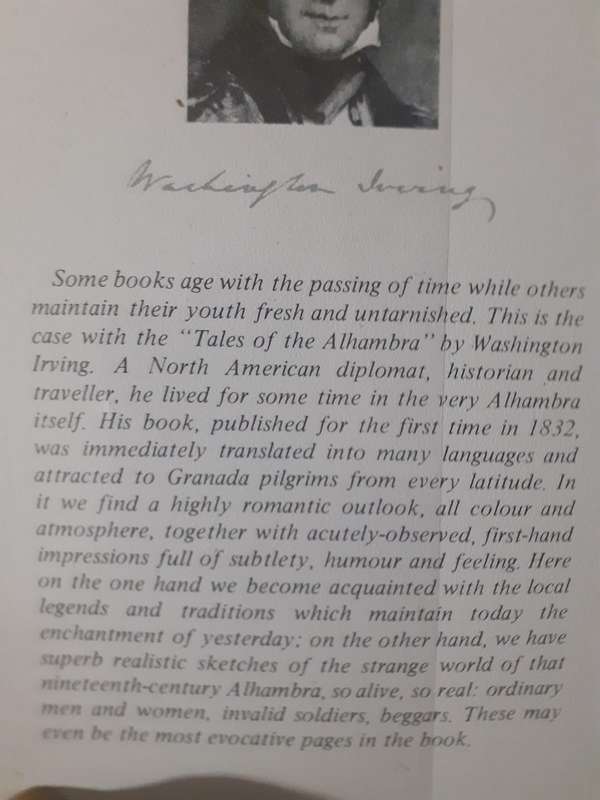 Tales of the Alhambra ~ Washington Irving