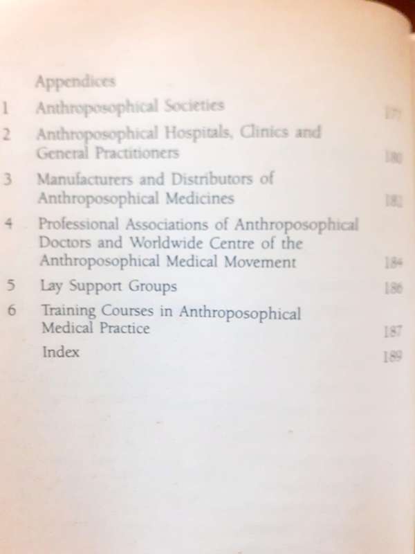 Anthroposophical Medicine ~ Evans / Rodger