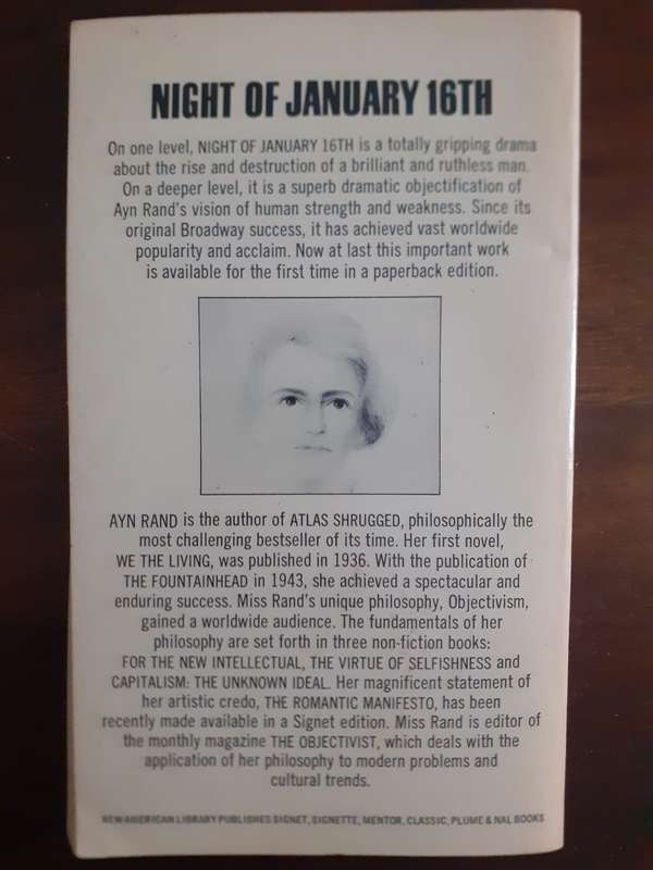 Night of January 16th ~ Ayn Rand