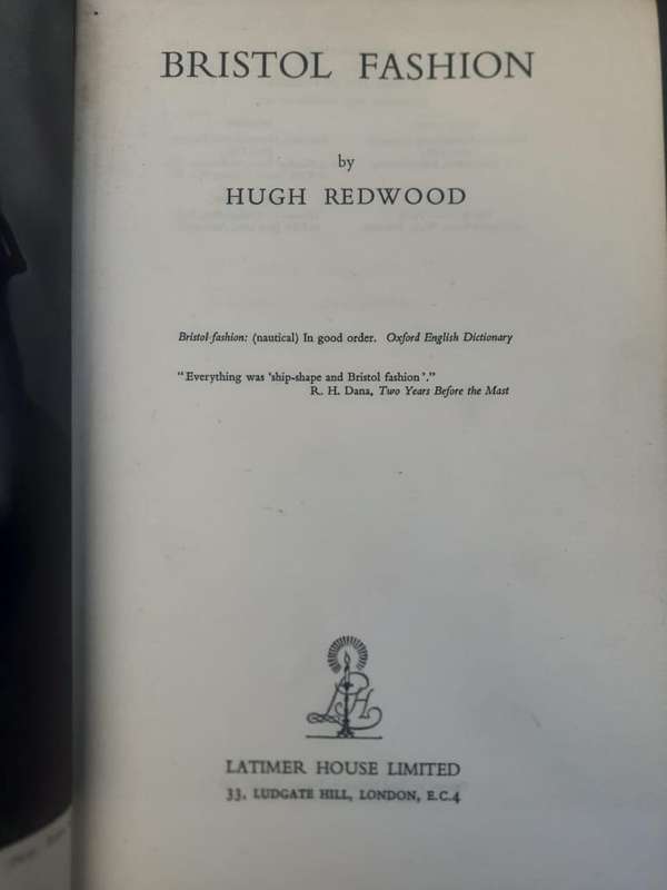 Bristol Fashion ~ Hugh Redwood