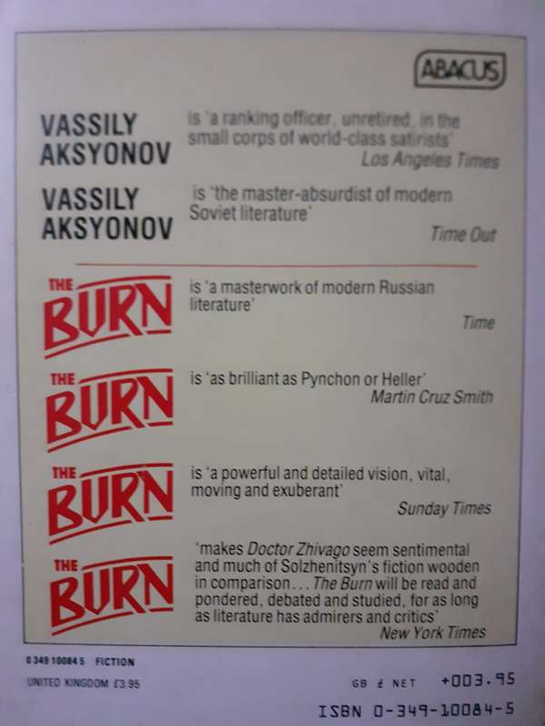 The Burn ~ Vassily Aksyonov
