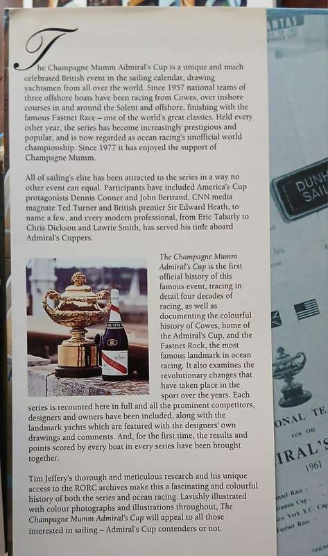 The Champagne Mumm Admiral's Cup ~ Timothy Jeffery