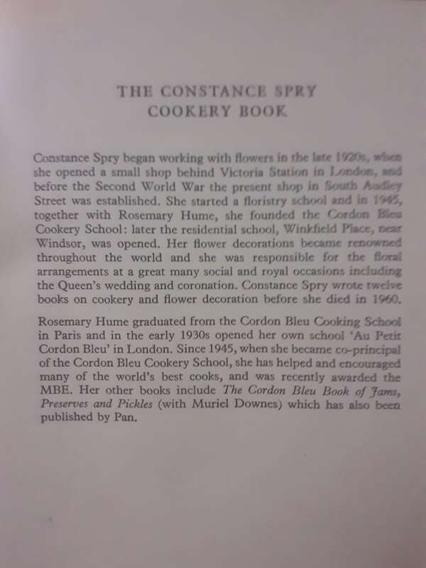 The Constance Spry Cookery Book ~ Constance Spry