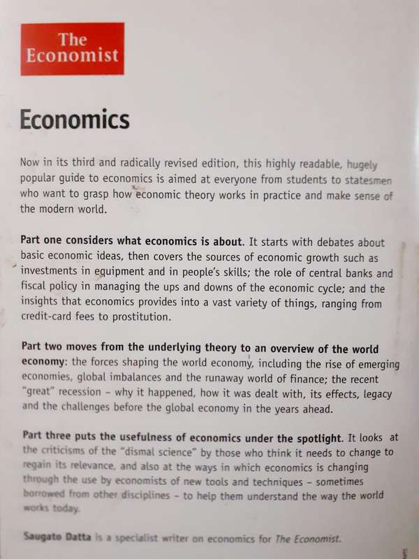 Economics - third edition ~ edited by Saugato Datta