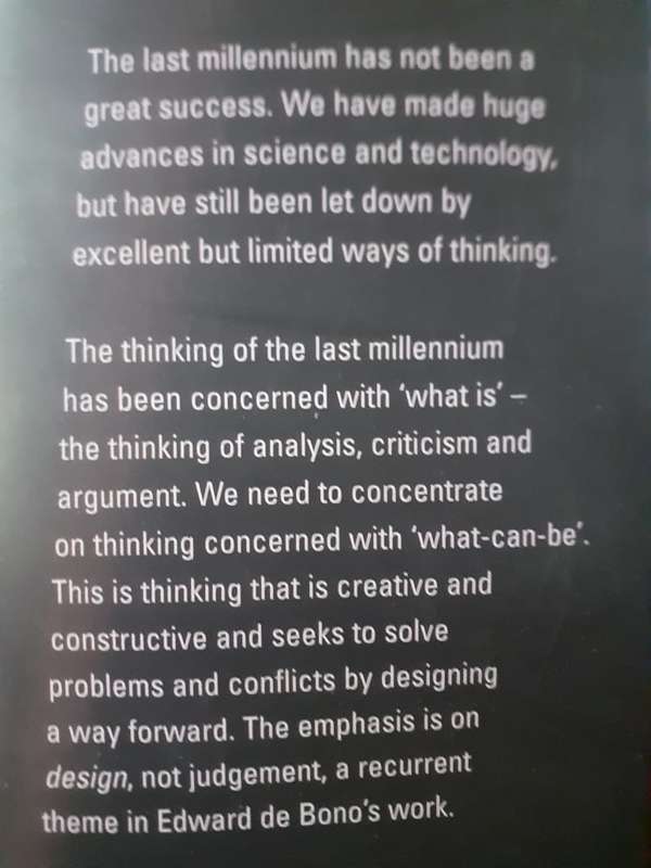 New Thinking for the New Millenium ~ Edward de Bono