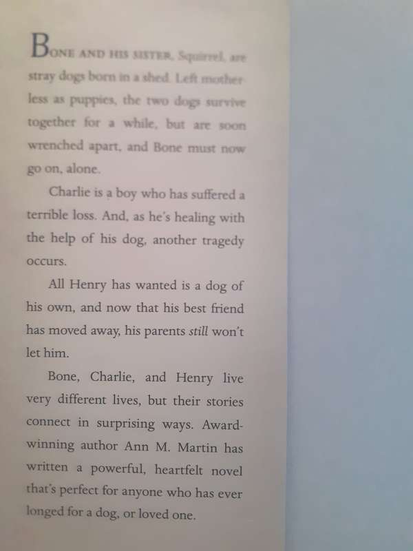 Everything for a Dog ~ Ann M Martin