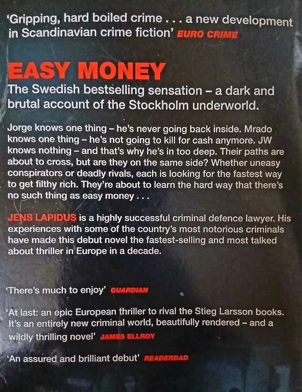 Easy Money ~ Jens Lapidus