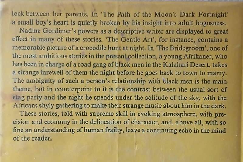 Friday's Footprint ~ Nadine Gordimer
