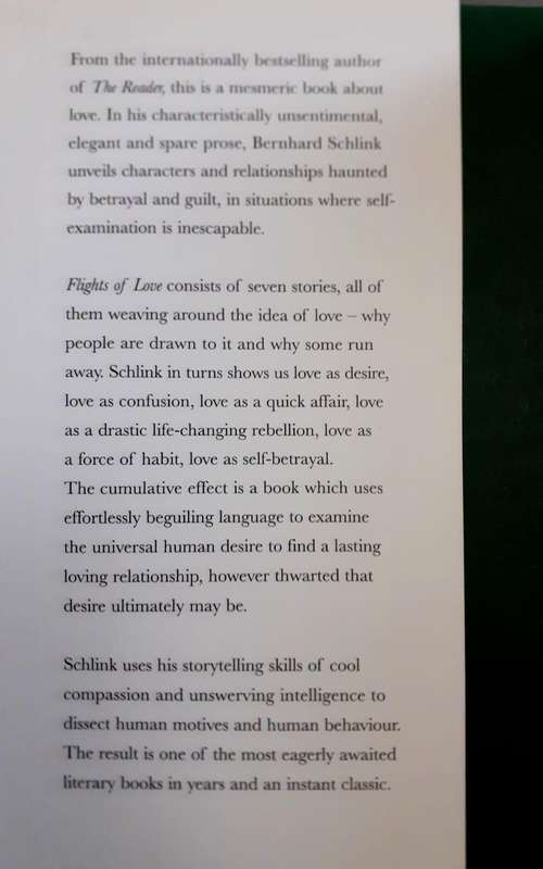 Flights of Love ~ Bernhard Schlink
