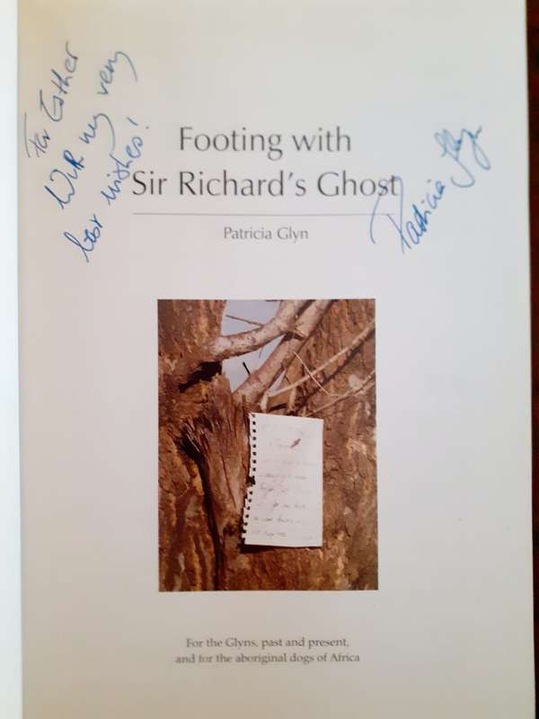 (signed) Footing with Sir Richard's Ghost ~ Patricia Glyn