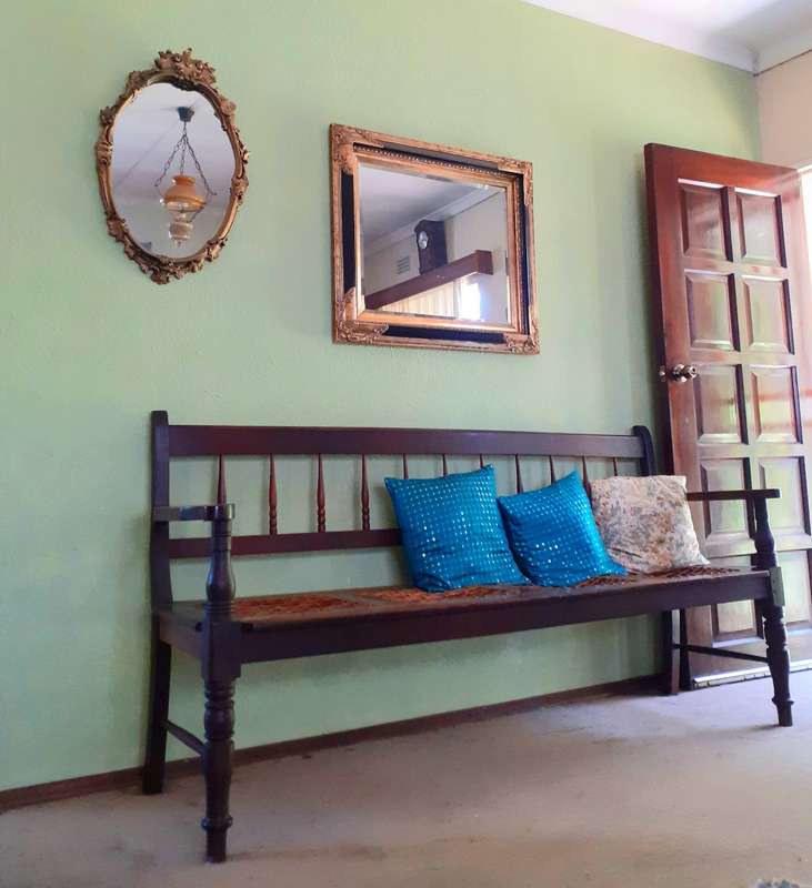 Antique Riempie 4-seater Bench