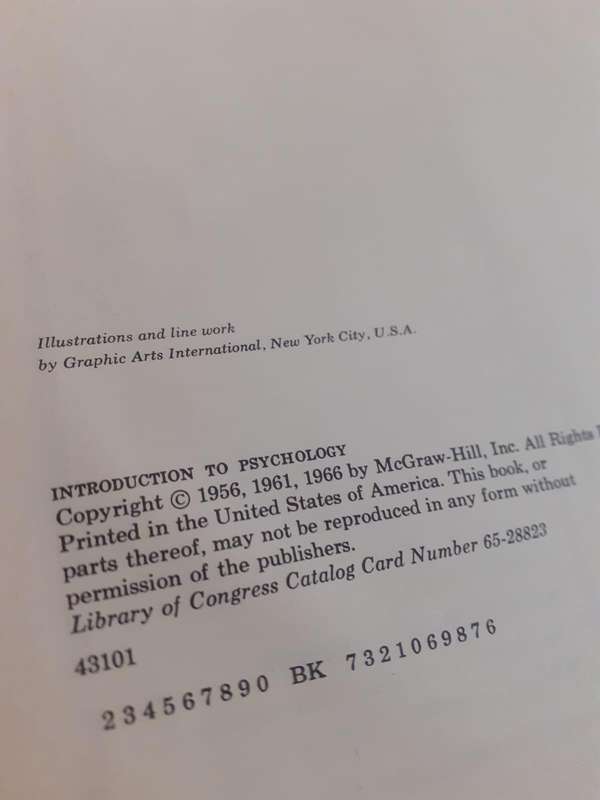 Introduction to Psychology ~ Morgan / King