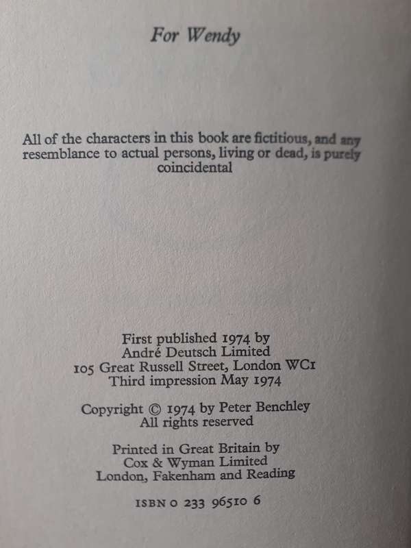 Jaws ~ Peter Benchley