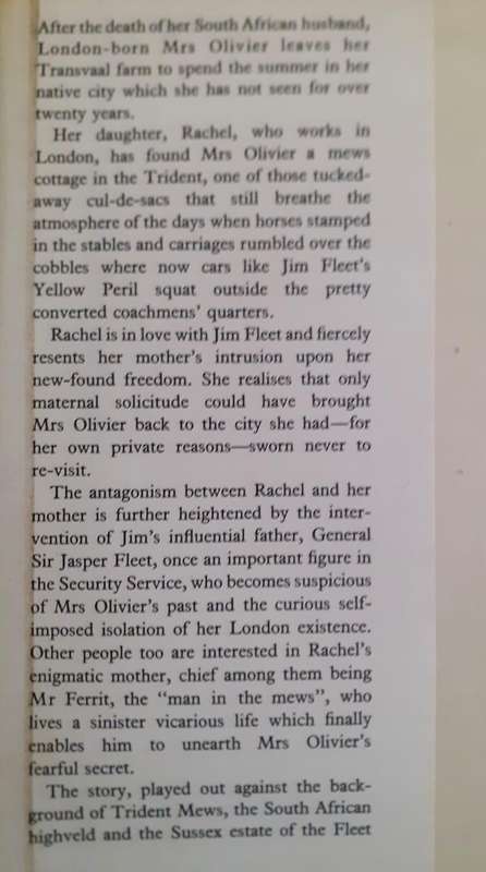 The Man in the Mews ~ Joy Packer