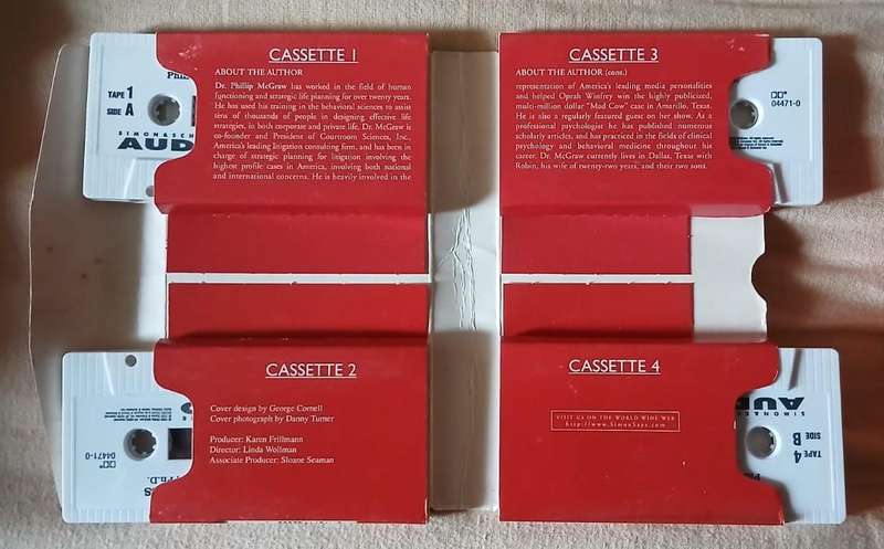 Life Strategies ~ Dr Phillip McGraw (Set of 4 audio cassettes)