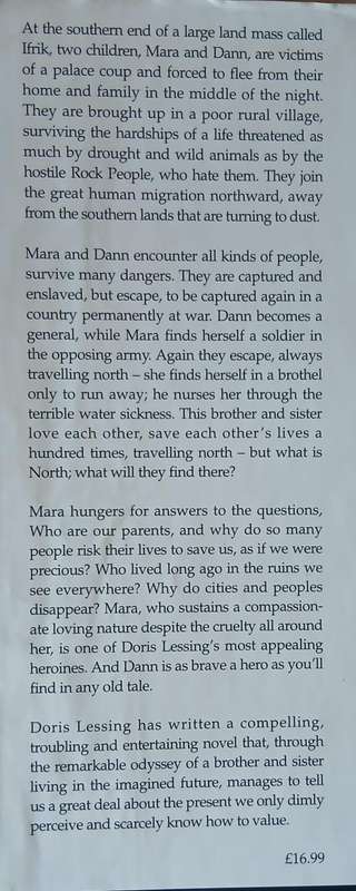 Mara and Dann ~ Doris Lessing