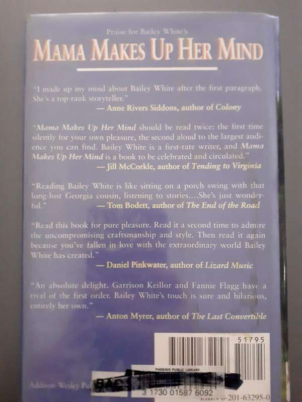 Mama Makes up her Mind ~ Bailey White