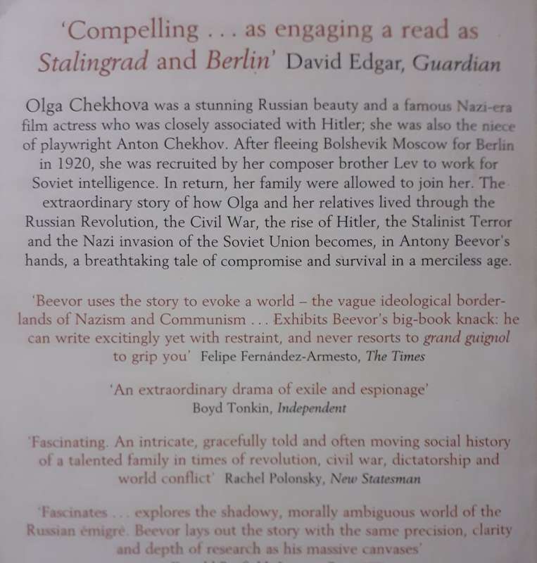 The Mystery of Olga Chekhova ~ Antony Beevor