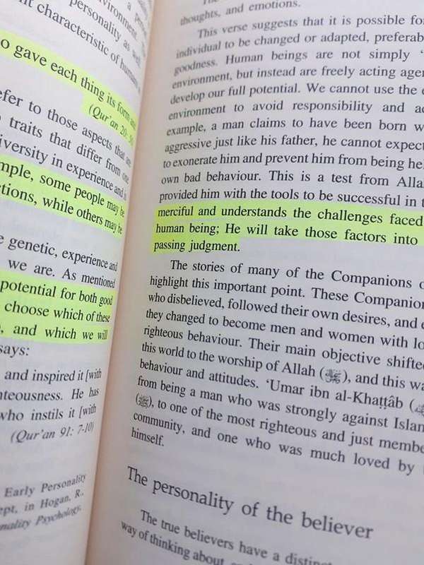 Psychology from the Islamic Perspective ~ Dr Aisha Utz