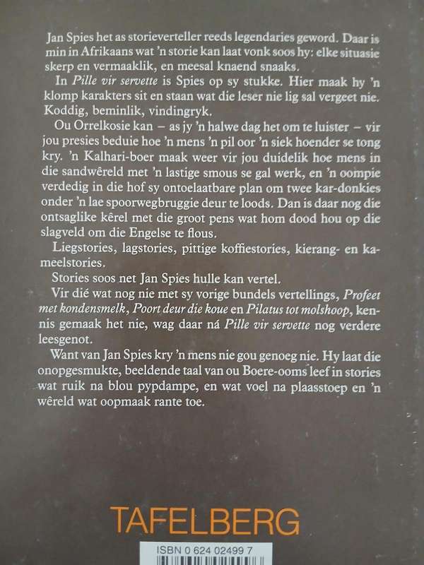 Pille vir Servette ~ Jan Spies