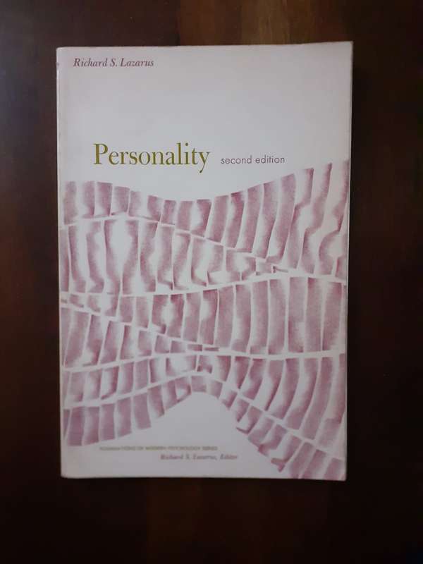 Personality ~ Richard S Lazarus