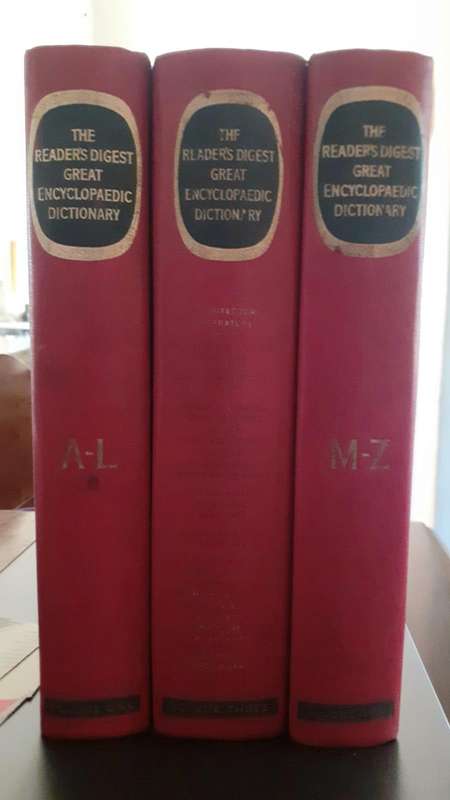 The Great Encyclopaedic Dictionary ~ Reader's Digest (Set of 3)