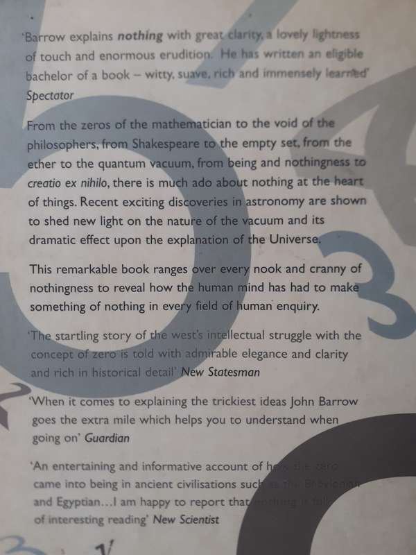 The Book of Nothing ~ John D Barrow