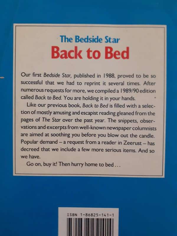 The Bedside Star - Back to Bed ~ edited by James Clarke