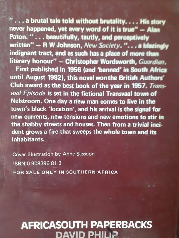 Transvaal Episode ~ Harry Bloom