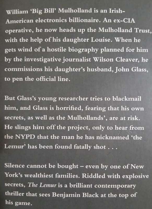 The Lemur ~ Benjamin Black