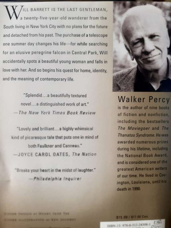 The Last Gentleman ~ Walker Percy