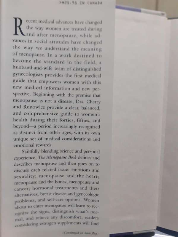 The Menopause Book ~ Cherry / Runowicz