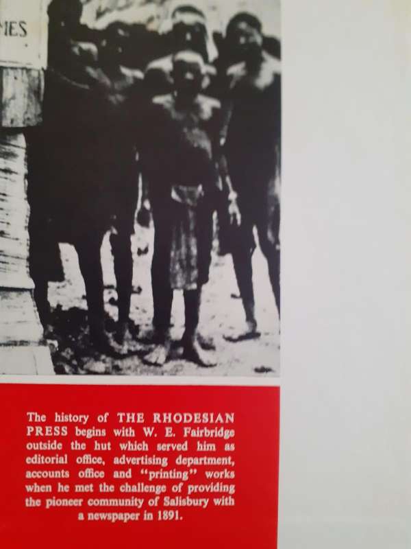 The Rhodesian Press ~ W D Gale
