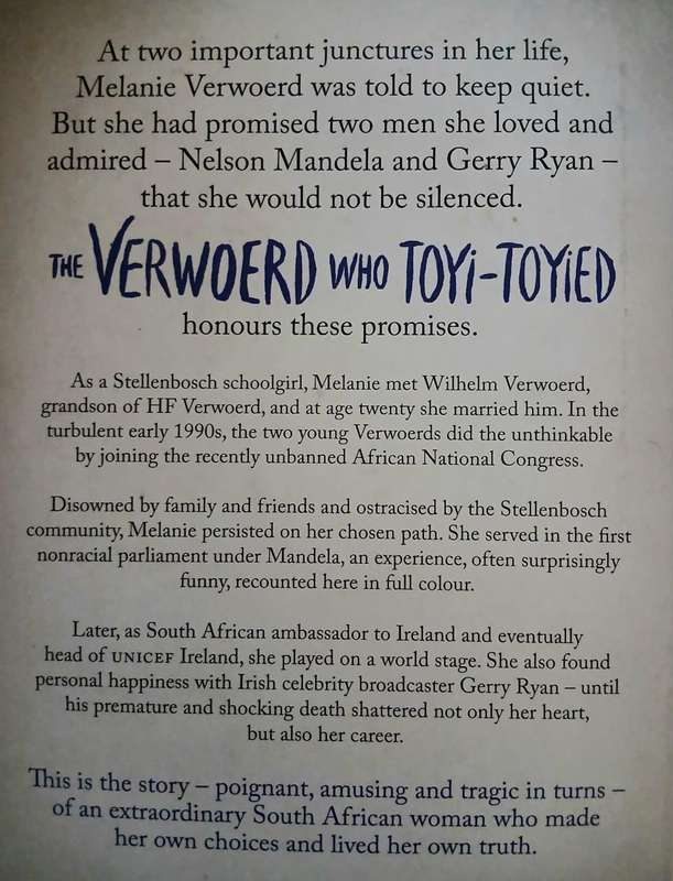 The Verwoerd Who Toyi-Toyied ~ Melanie Verwoerd