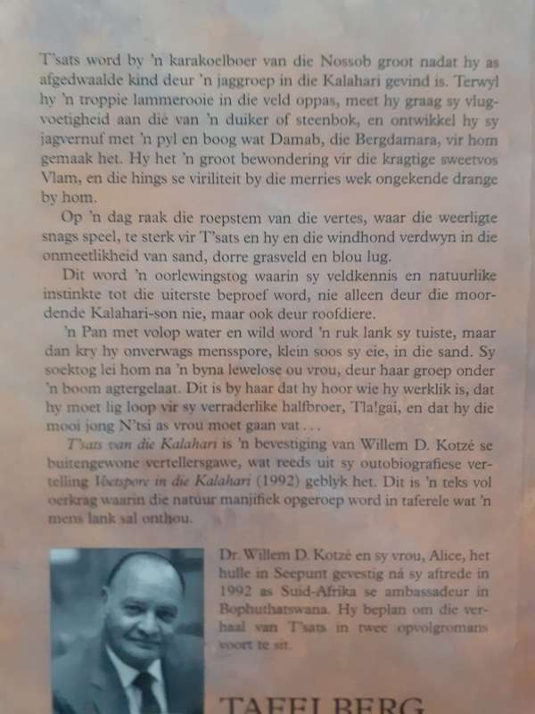 T'sats van die Kalahari ~ Willem D Kotze