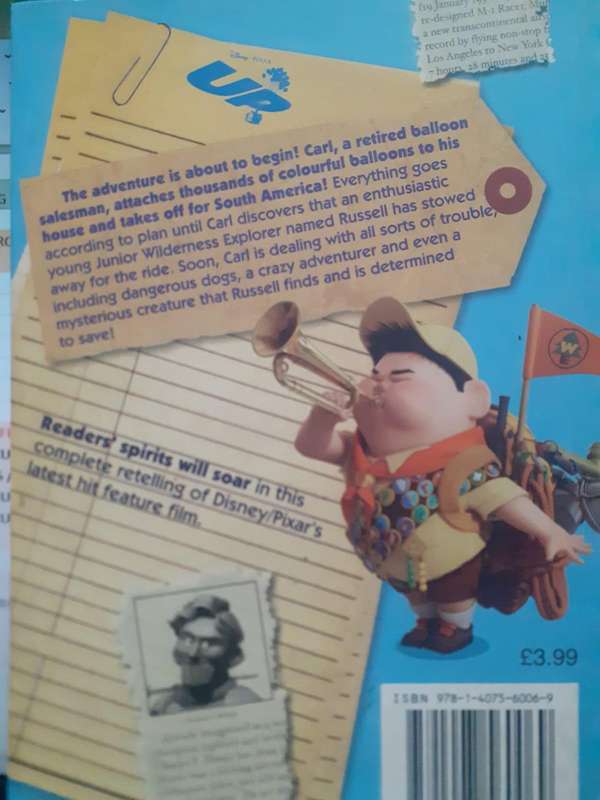 Up - Book of the Film ~ Disney -Pixar