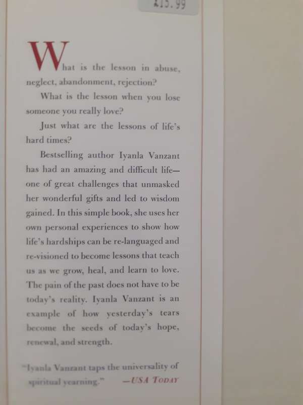Yesterday, I Cried ~ Iyanla Vanzant