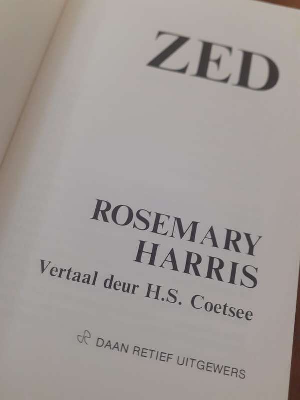 Zed ~ Rosemary Harris