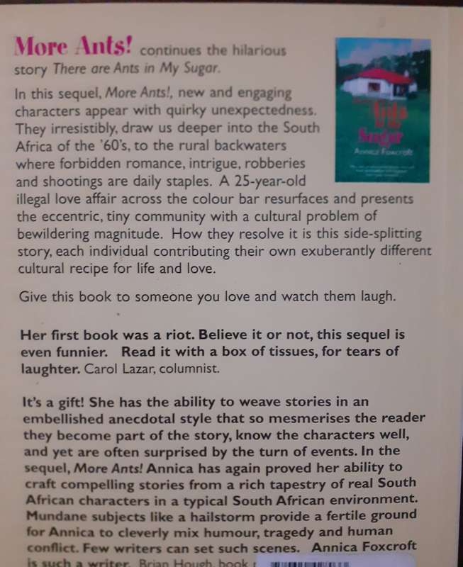 3 books by Annica Foxcroft - There Are Ants in my Sugar / More Ants / Ants in the Big Onion