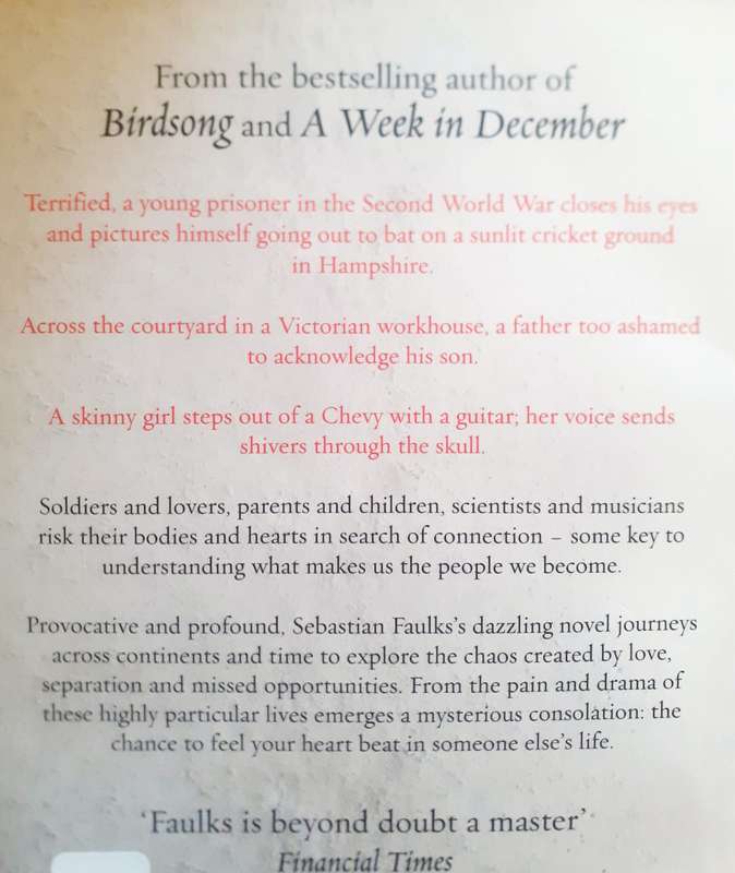 A Possible Life ~ Sebastian Faulks