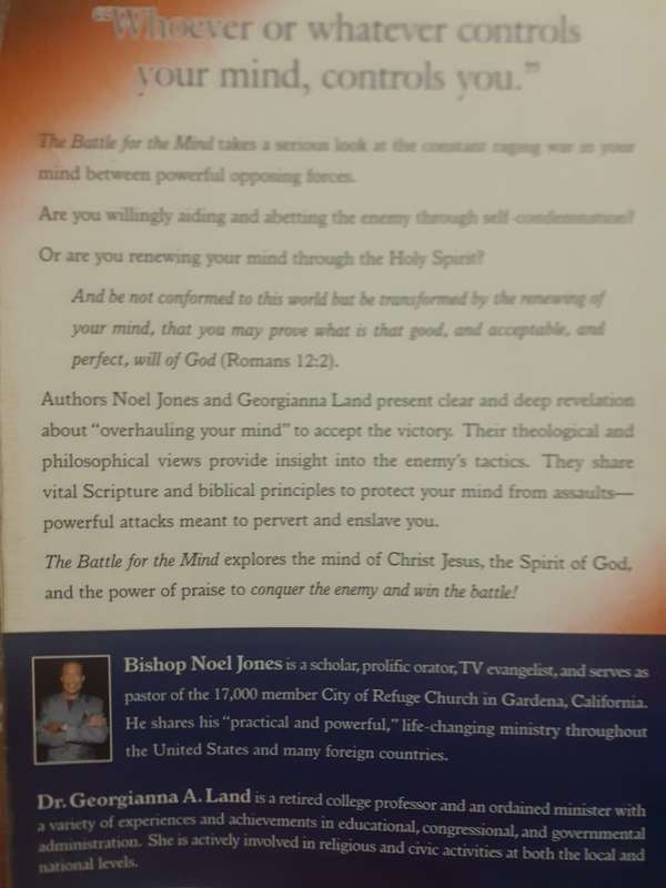 The Battle for the Mind ~ Noel Jones