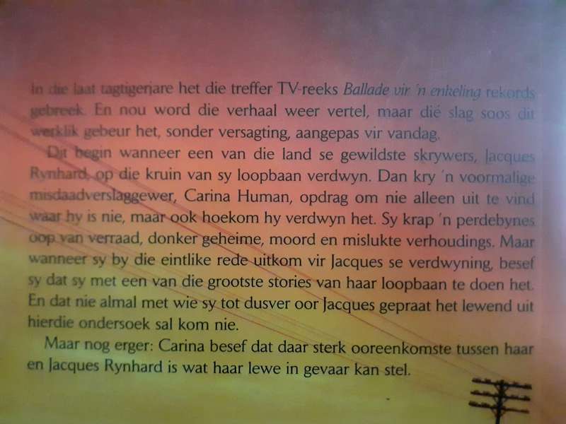 Ballade vir 'n Enkeling ~ Leon van Nierop