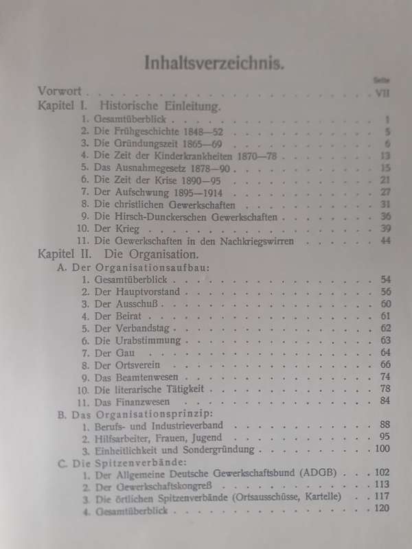 Die Gewerkschaftsbewegung ~ Dr Theodor Cassau