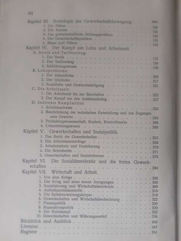 Die Gewerkschaftsbewegung ~ Dr Theodor Cassau