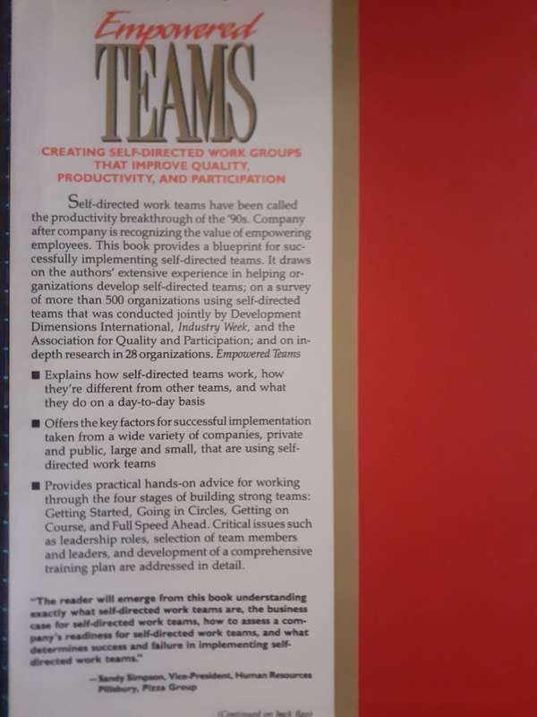 Empowered Teams ~ Wellins / Byham / Wilson