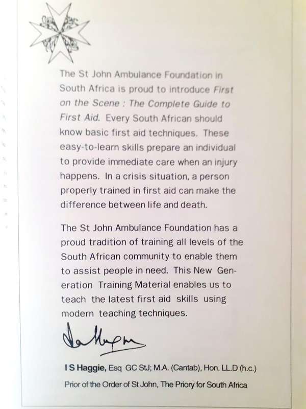 First on the Scene ~ St John Ambulance